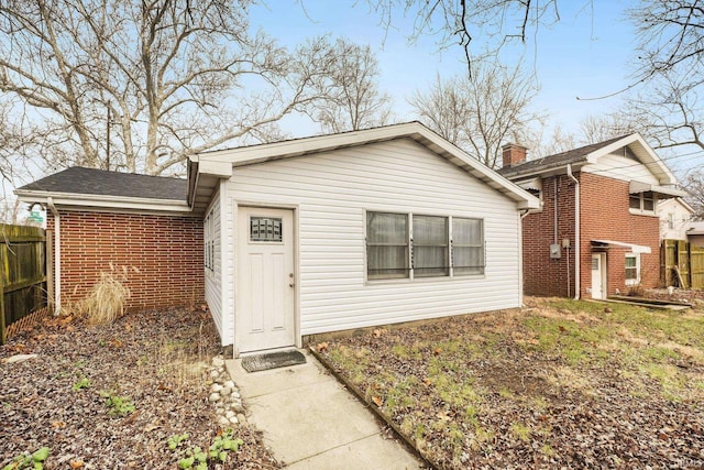 view of front of home