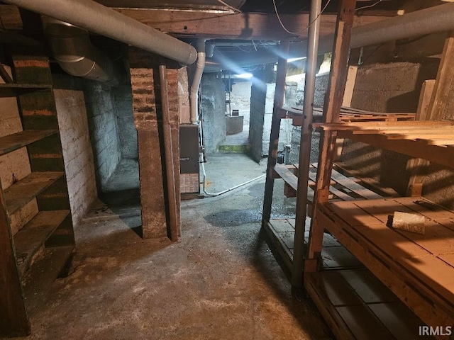 view of basement