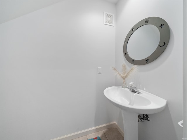 bathroom featuring tile patterned floors