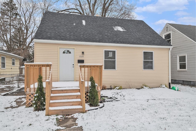 view of front of house