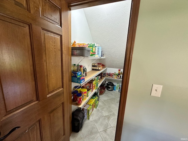 view of pantry