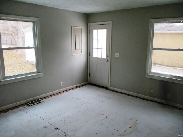 entrance foyer featuring a healthy amount of sunlight