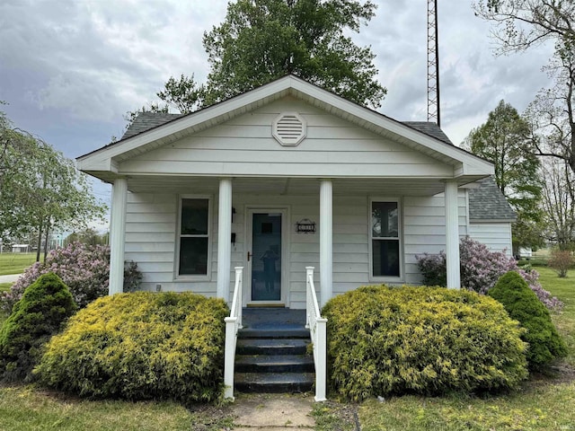 view of bungalow-style home