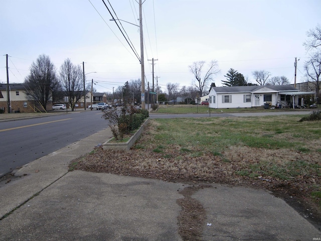 view of road