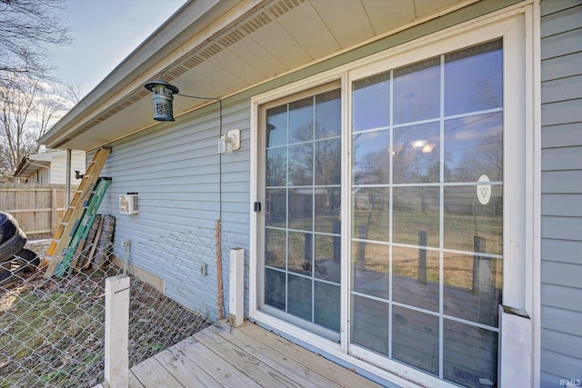 view of entrance to property