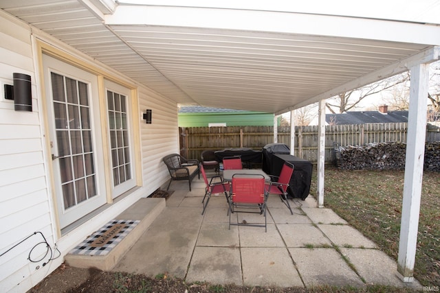 view of patio