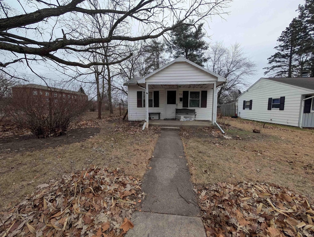 bungalow with a porch