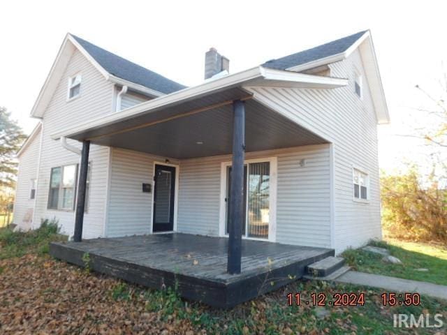 view of rear view of house