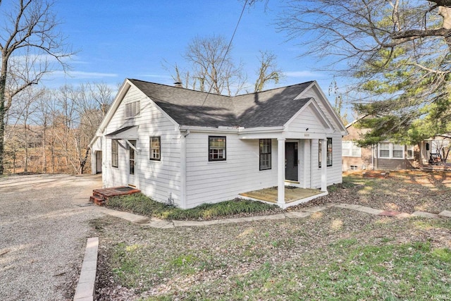 view of front of home