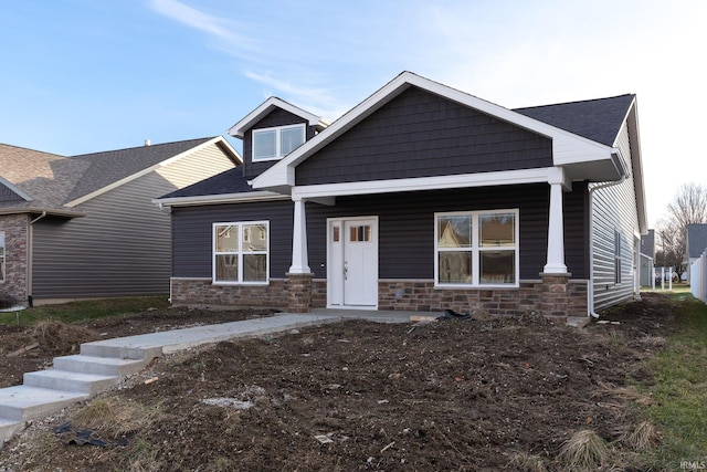 craftsman-style house with a porch