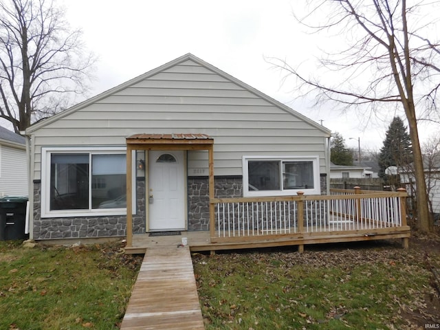 view of rear view of house