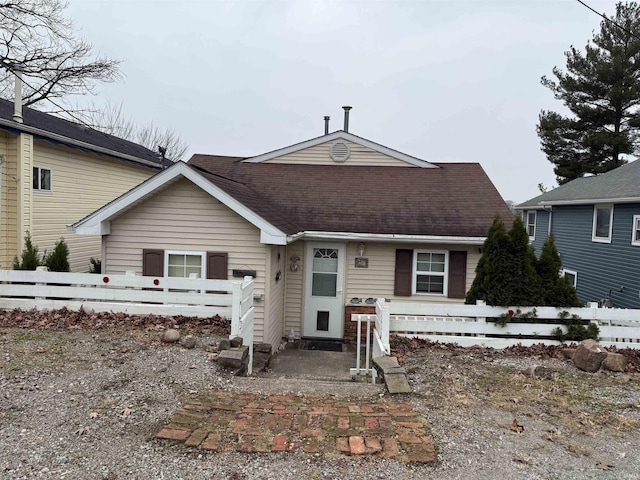 view of front of home