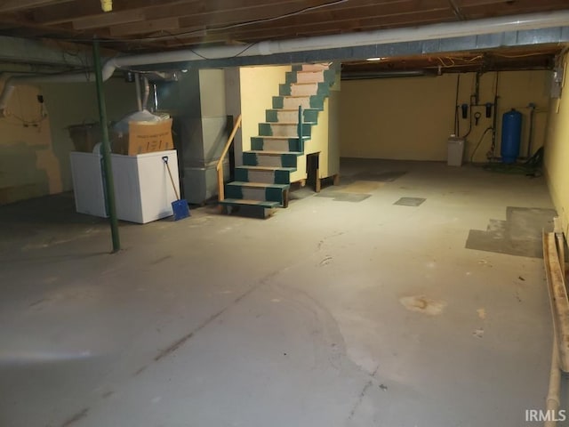 view of basement