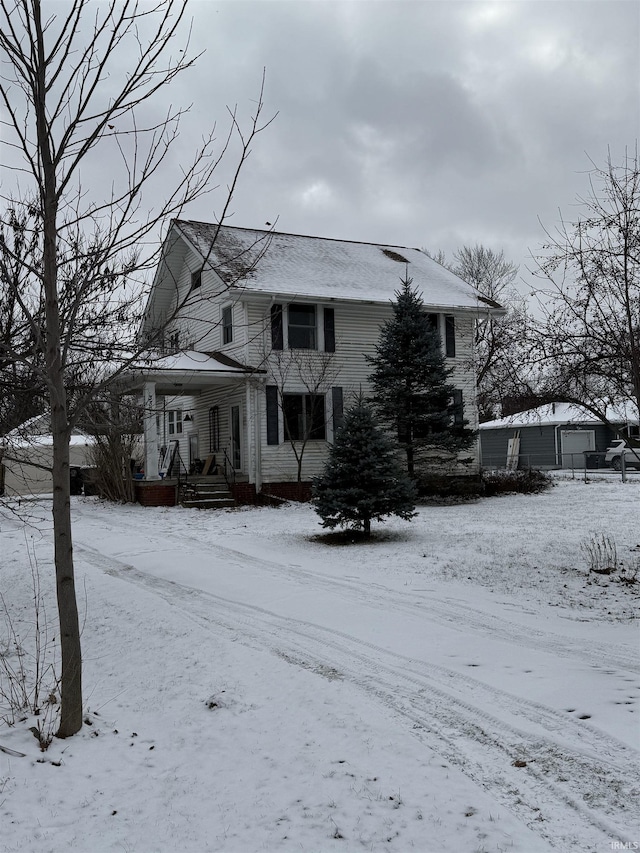 view of front of property