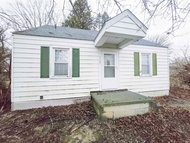 view of bungalow-style home