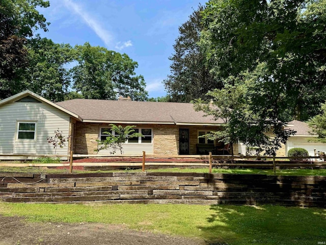 view of ranch-style house