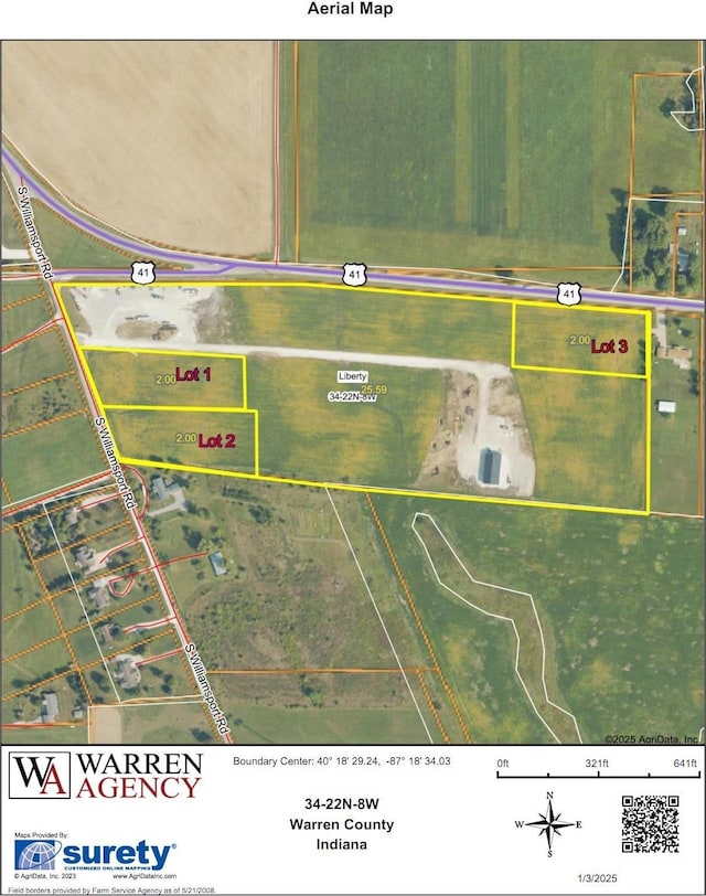 575 S Williamsport Rd, Williamsport IN, 47993 land for sale