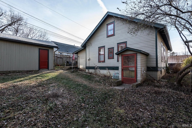 view of rear view of house