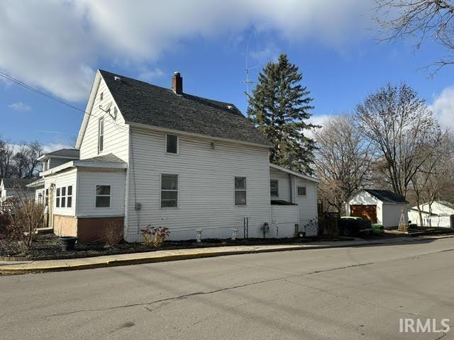 view of side of property