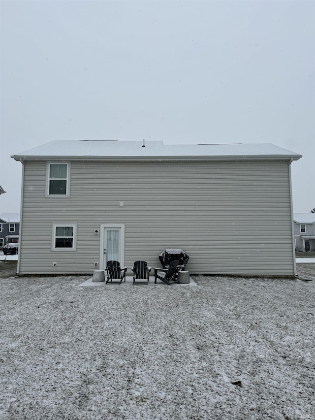 back of property featuring a patio area