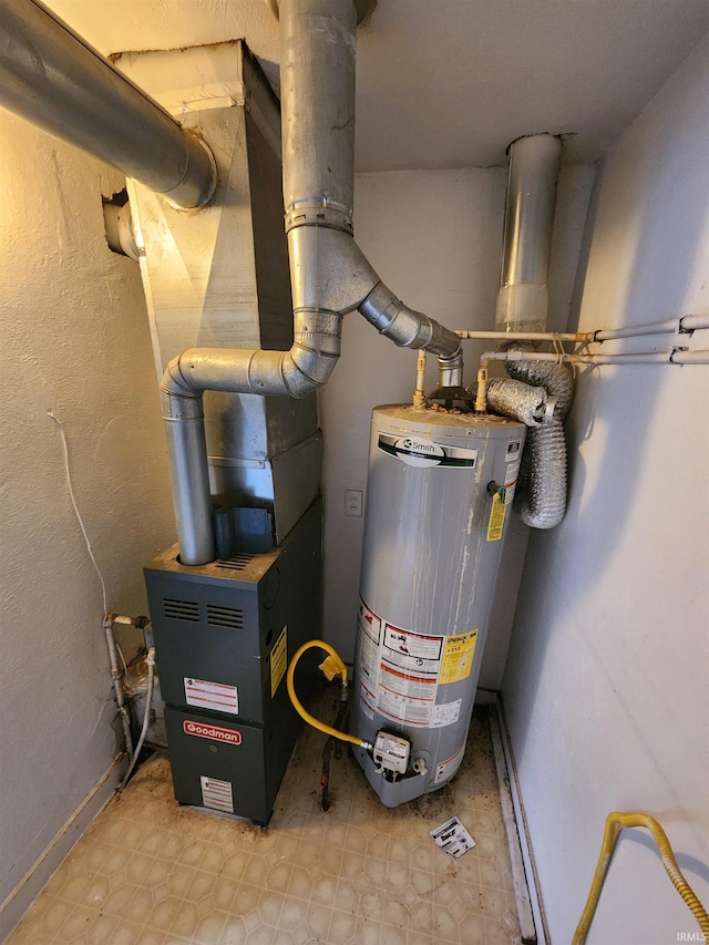 utilities with water heater