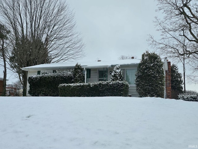 view of front of home