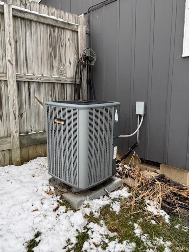 exterior details featuring central air condition unit