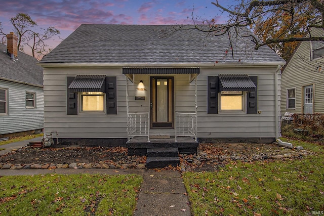 bungalow with a yard