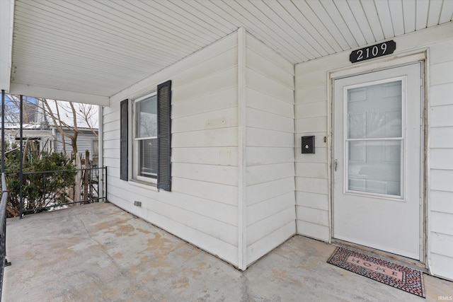 view of property entrance