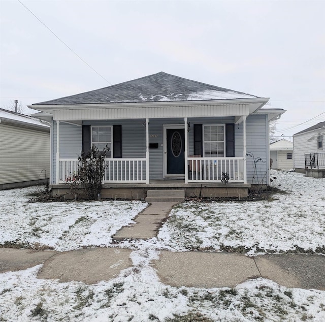 view of bungalow-style home