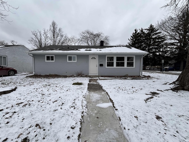 view of front of home