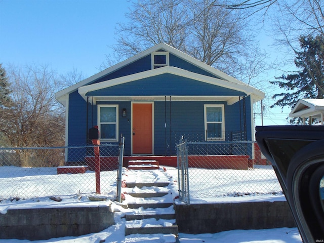 bungalow with a porch