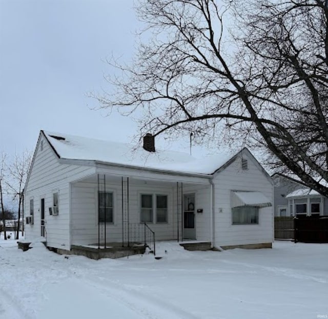 view of front of home