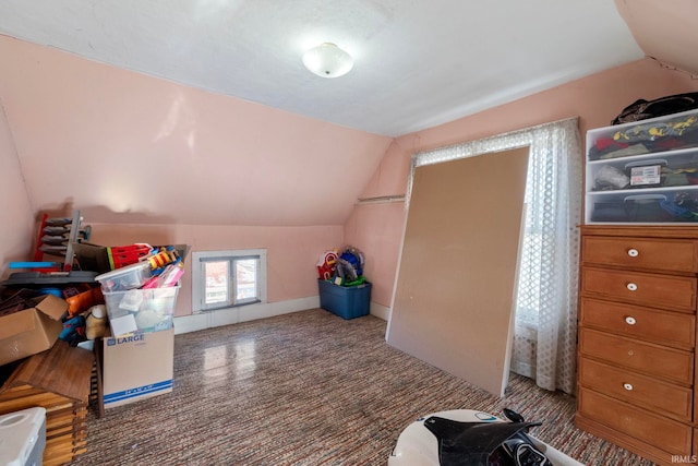 bonus room with lofted ceiling