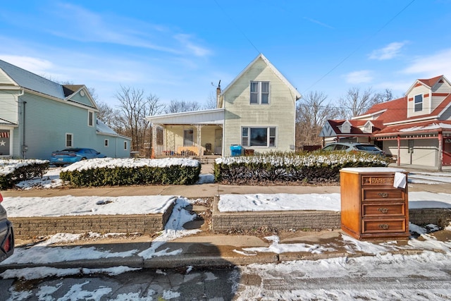 front of property with covered porch