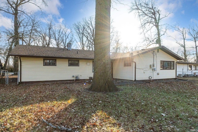 view of rear view of house