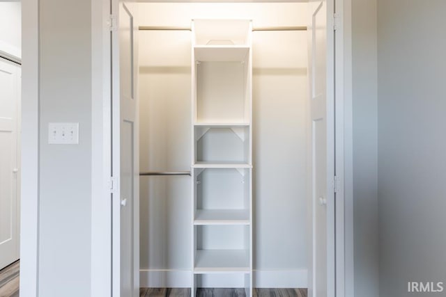 view of closet