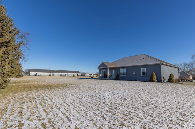 view of back of property