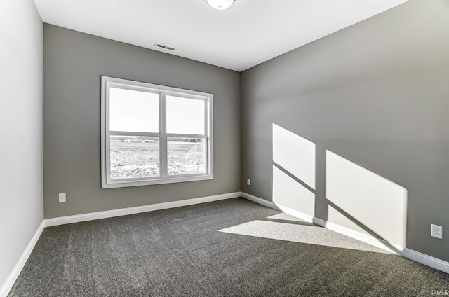 carpeted empty room with a wealth of natural light