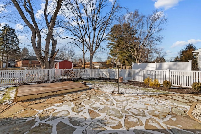 view of patio / terrace featuring a wooden deck