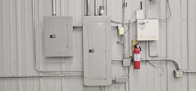 utility room featuring electric panel