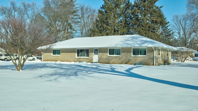 view of ranch-style home