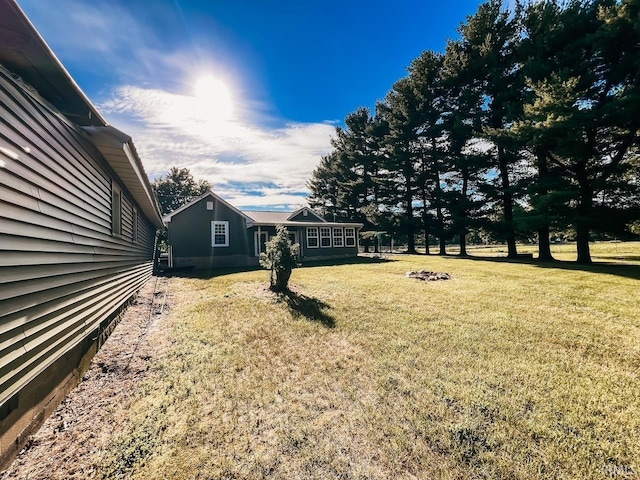 view of yard