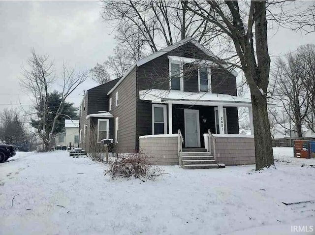 view of front of home