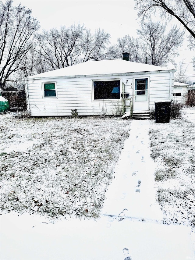 view of front of home featuring entry steps