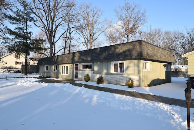 view of ranch-style house