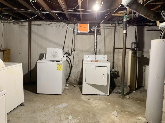 laundry area featuring separate washer and dryer