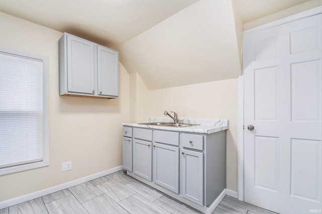 laundry area with sink