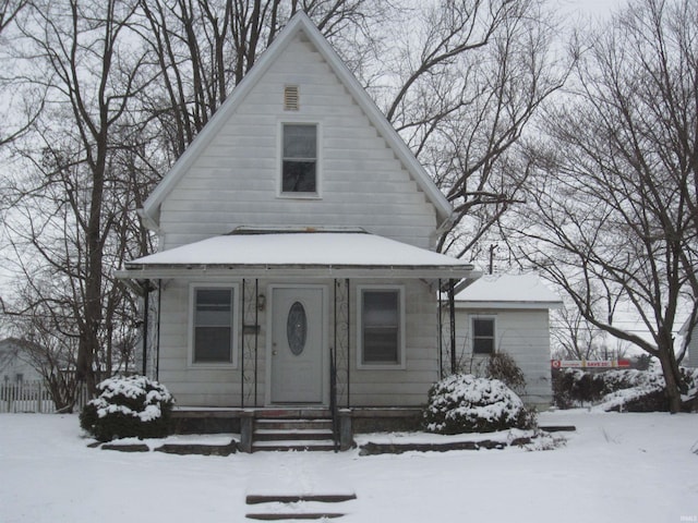 view of front of house