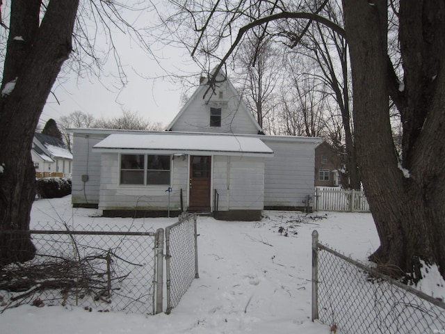 view of front of home